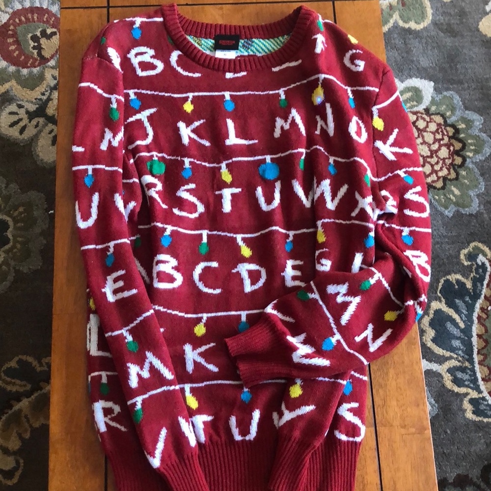 Oversized Stranger Things Sweater